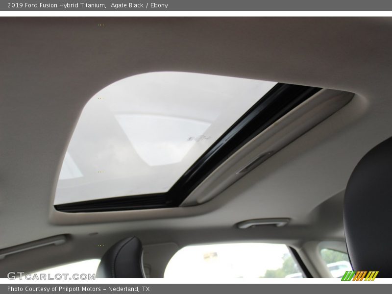 Agate Black / Ebony 2019 Ford Fusion Hybrid Titanium