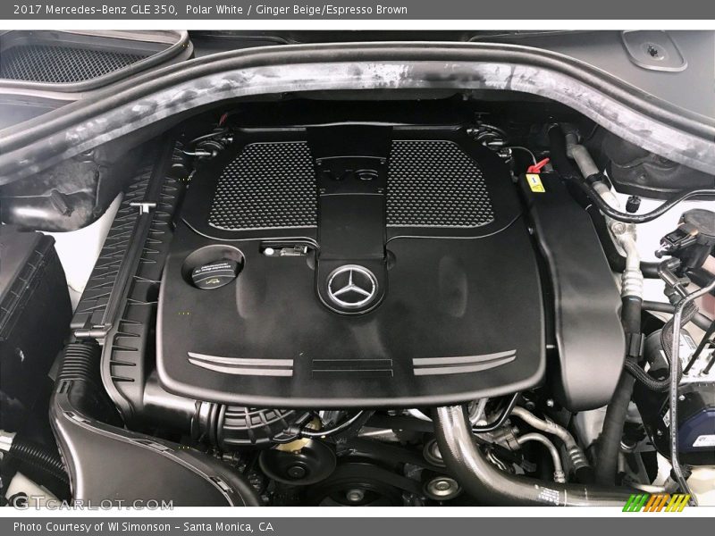 Polar White / Ginger Beige/Espresso Brown 2017 Mercedes-Benz GLE 350