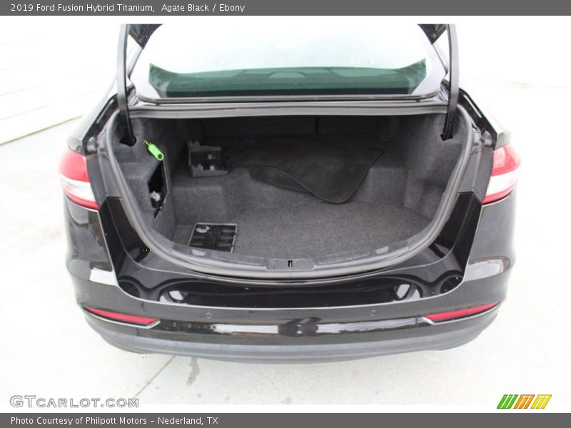Agate Black / Ebony 2019 Ford Fusion Hybrid Titanium