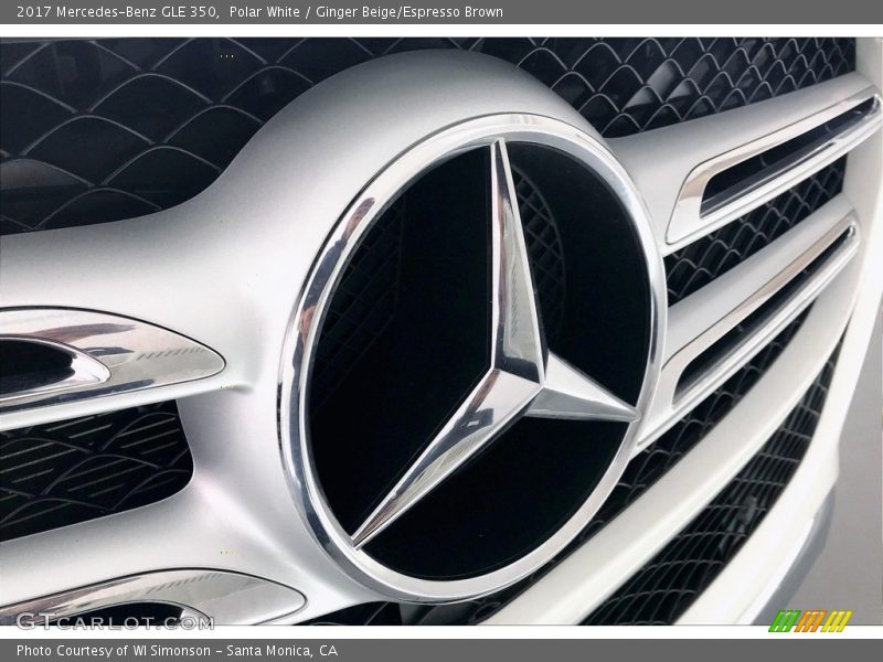 Polar White / Ginger Beige/Espresso Brown 2017 Mercedes-Benz GLE 350