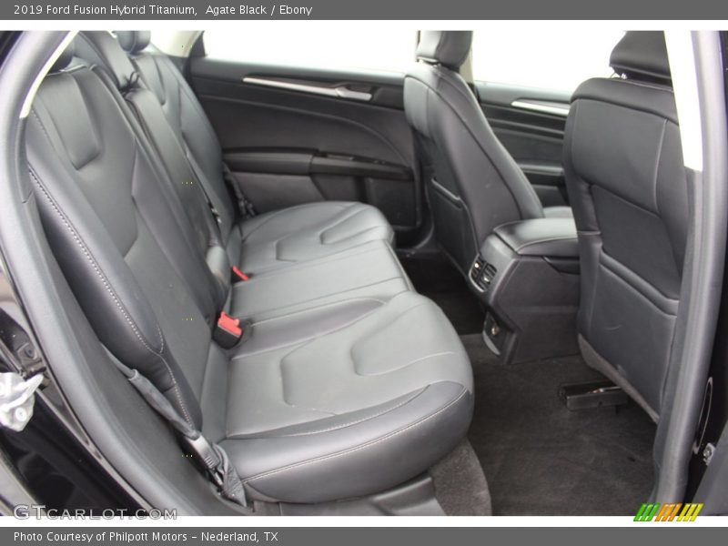 Agate Black / Ebony 2019 Ford Fusion Hybrid Titanium