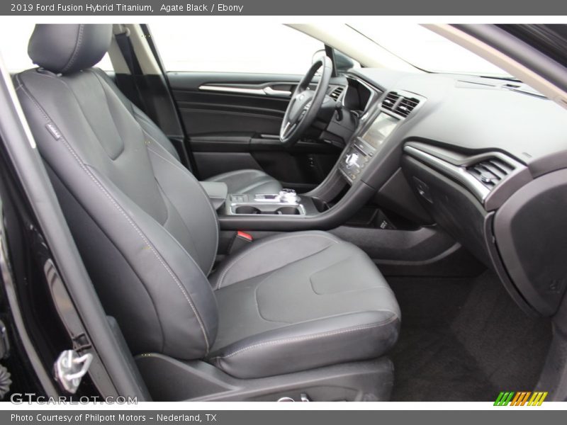 Agate Black / Ebony 2019 Ford Fusion Hybrid Titanium