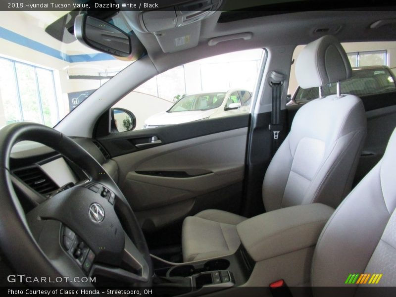 Front Seat of 2018 Tucson Value