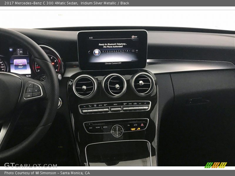 Iridium Silver Metallic / Black 2017 Mercedes-Benz C 300 4Matic Sedan