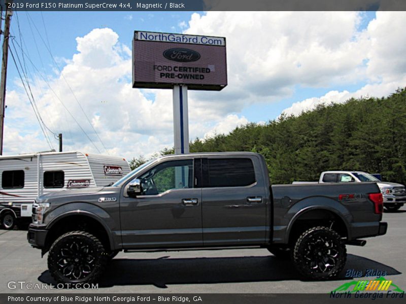 Magnetic / Black 2019 Ford F150 Platinum SuperCrew 4x4