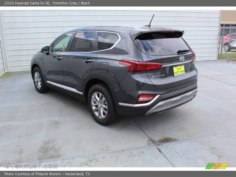 Portofino Gray / Black 2020 Hyundai Santa Fe SE