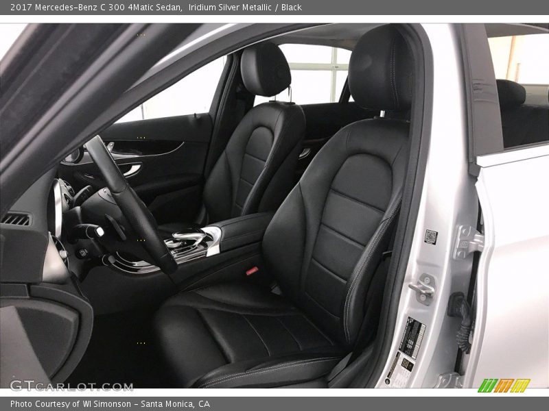 Iridium Silver Metallic / Black 2017 Mercedes-Benz C 300 4Matic Sedan