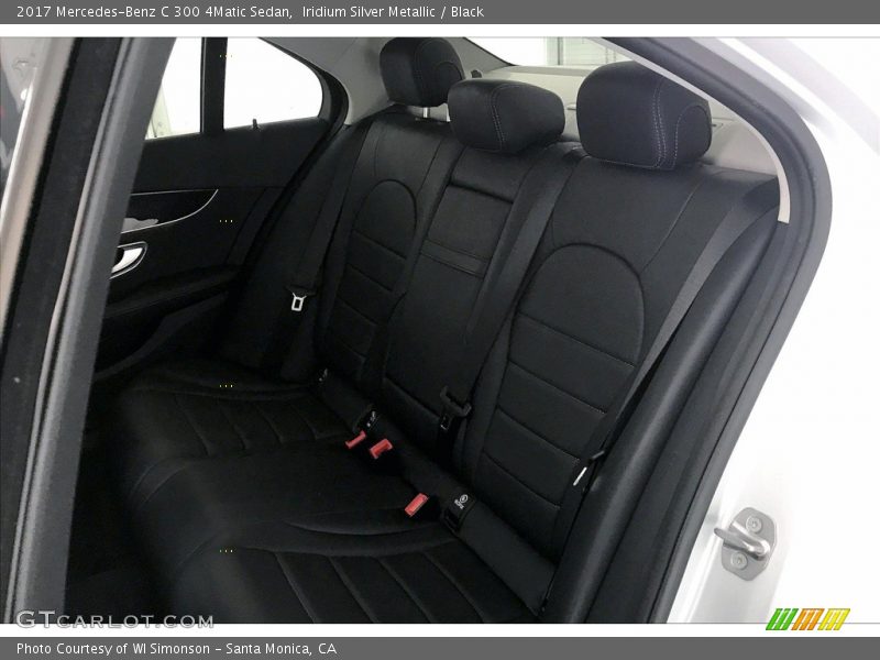 Iridium Silver Metallic / Black 2017 Mercedes-Benz C 300 4Matic Sedan