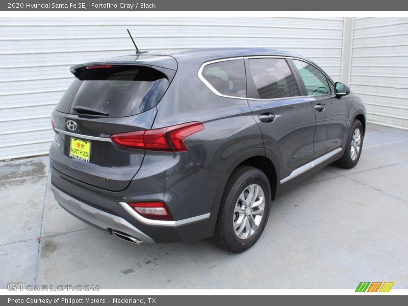 Portofino Gray / Black 2020 Hyundai Santa Fe SE