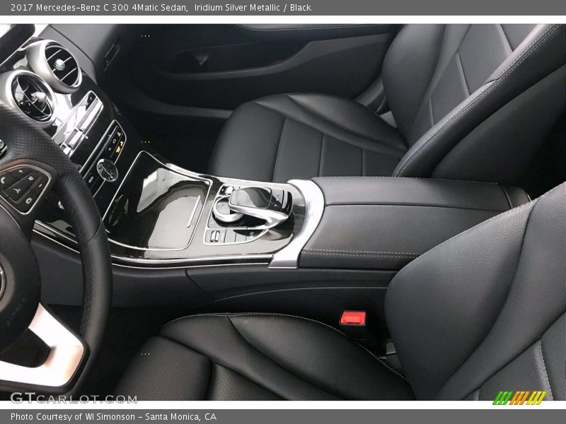 Iridium Silver Metallic / Black 2017 Mercedes-Benz C 300 4Matic Sedan