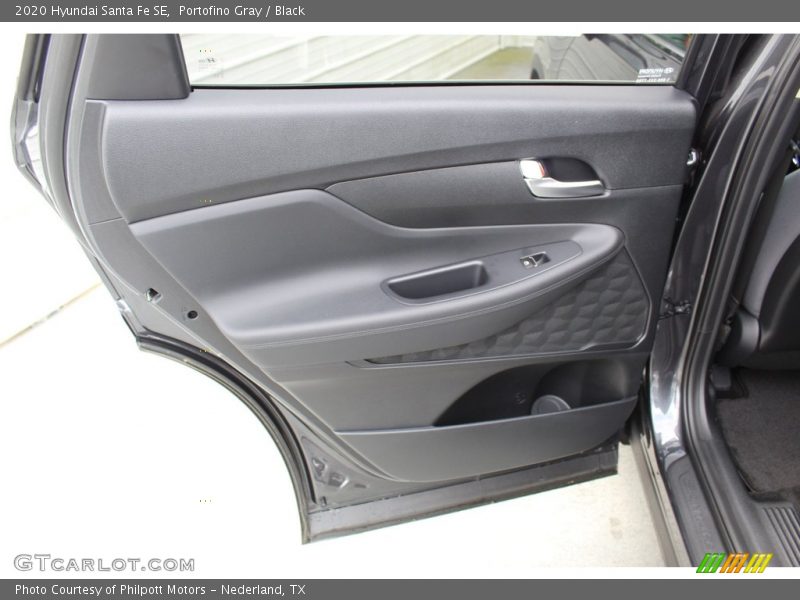 Portofino Gray / Black 2020 Hyundai Santa Fe SE