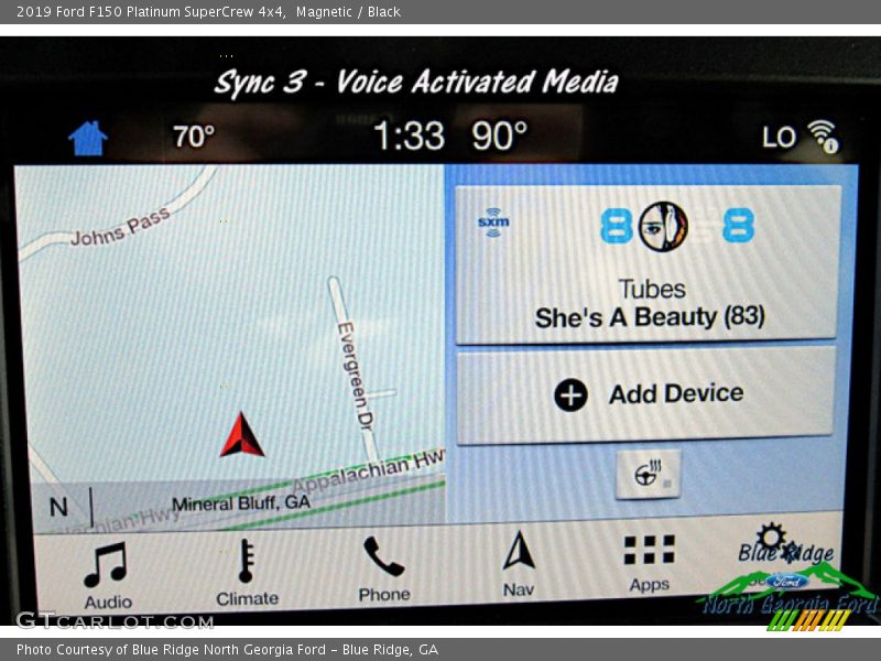 Magnetic / Black 2019 Ford F150 Platinum SuperCrew 4x4