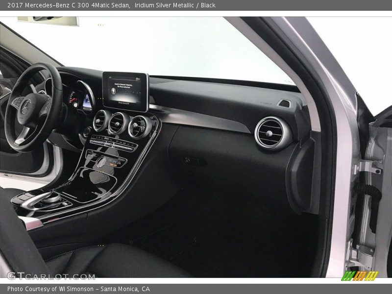 Iridium Silver Metallic / Black 2017 Mercedes-Benz C 300 4Matic Sedan