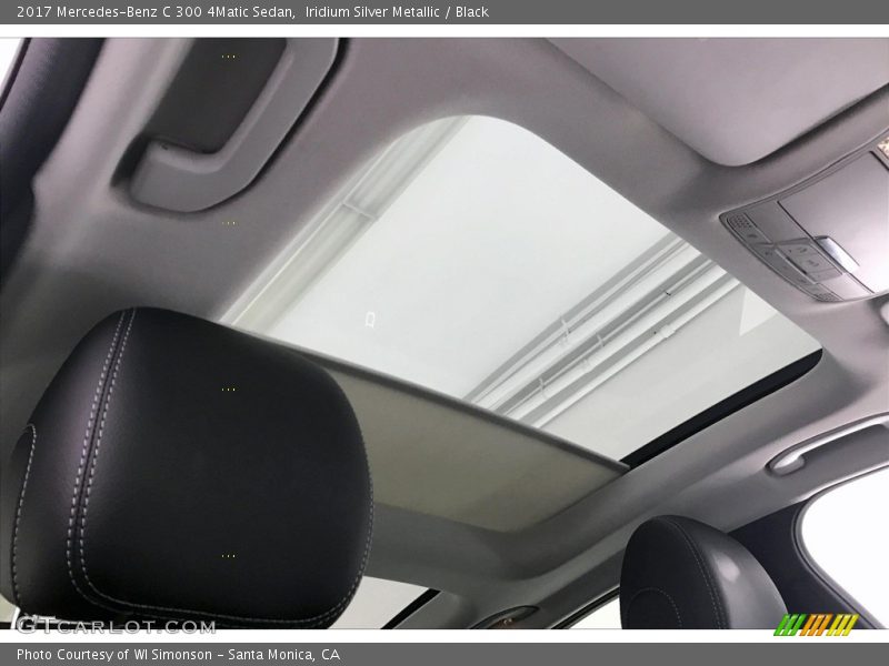 Iridium Silver Metallic / Black 2017 Mercedes-Benz C 300 4Matic Sedan