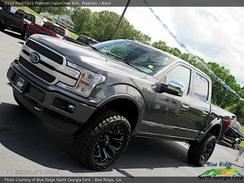 Magnetic / Black 2019 Ford F150 Platinum SuperCrew 4x4