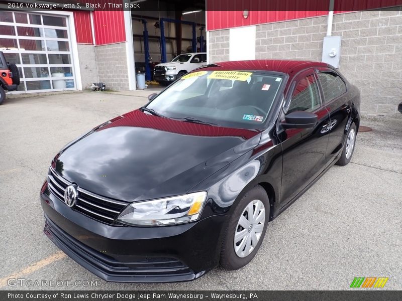  2016 Jetta S Black