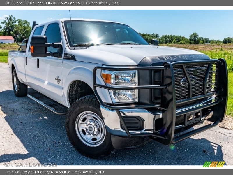 Oxford White / Steel 2015 Ford F250 Super Duty XL Crew Cab 4x4
