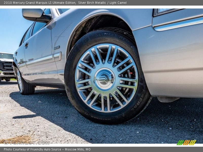 Silver Birch Metallic / Light Camel 2010 Mercury Grand Marquis LS Ultimate Edition