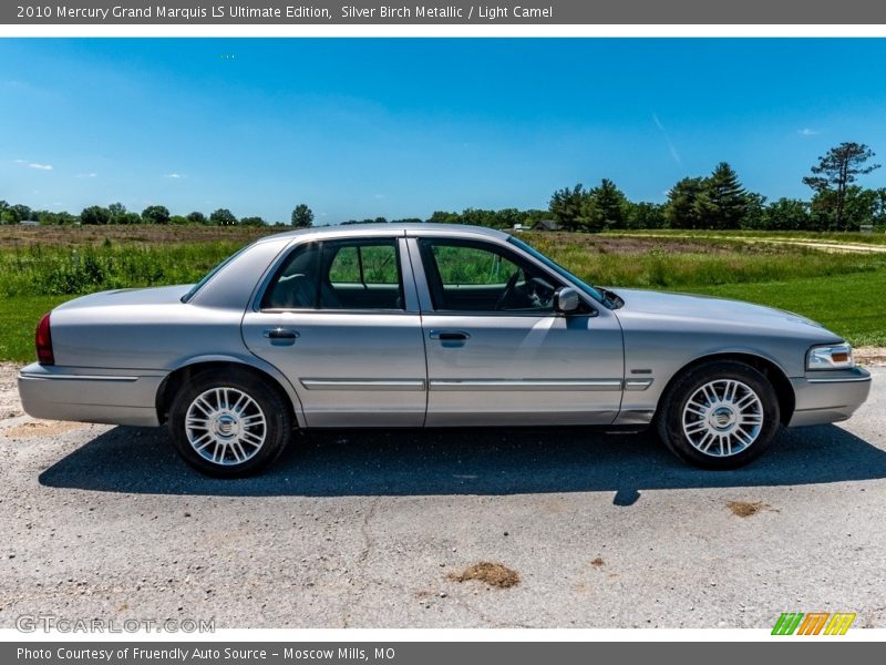 Silver Birch Metallic / Light Camel 2010 Mercury Grand Marquis LS Ultimate Edition