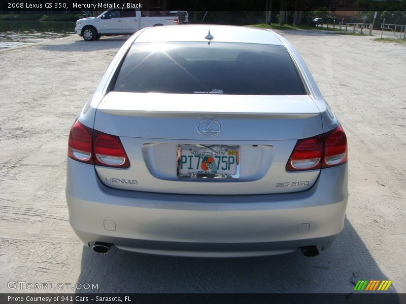 Mercury Metallic / Black 2008 Lexus GS 350