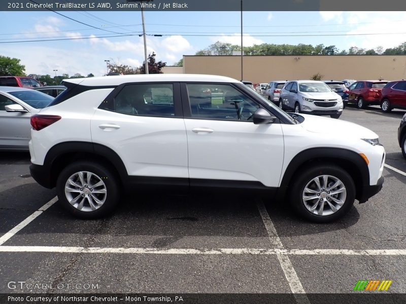 Summit White / Jet Black 2021 Chevrolet TrailBlazer LS AWD