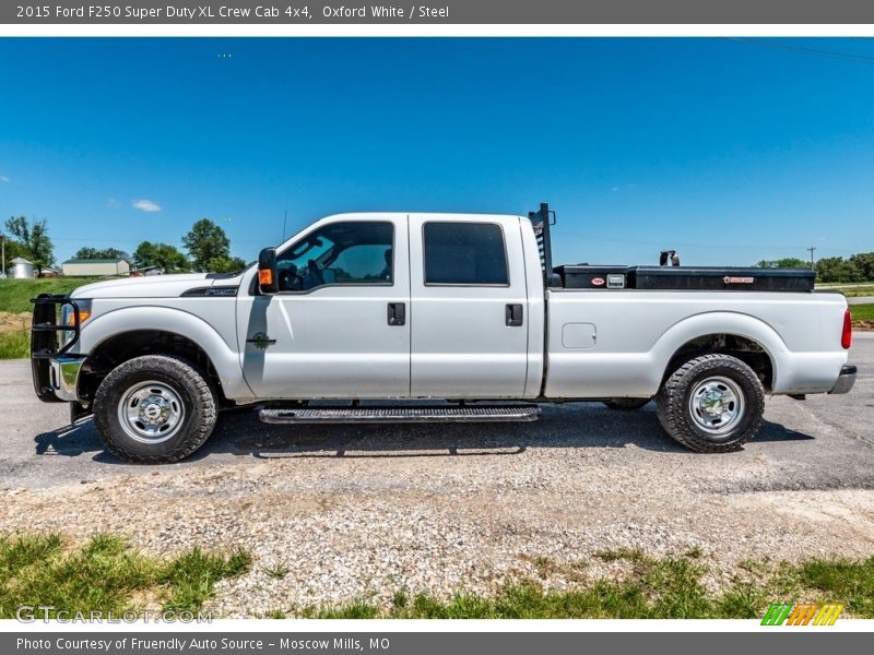 Oxford White / Steel 2015 Ford F250 Super Duty XL Crew Cab 4x4