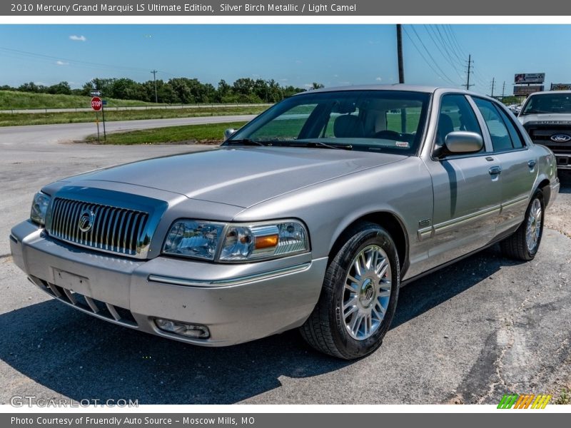 Silver Birch Metallic / Light Camel 2010 Mercury Grand Marquis LS Ultimate Edition