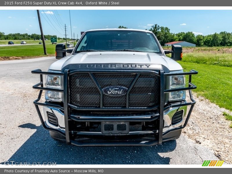 Oxford White / Steel 2015 Ford F250 Super Duty XL Crew Cab 4x4