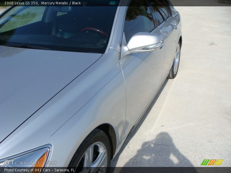 Mercury Metallic / Black 2008 Lexus GS 350