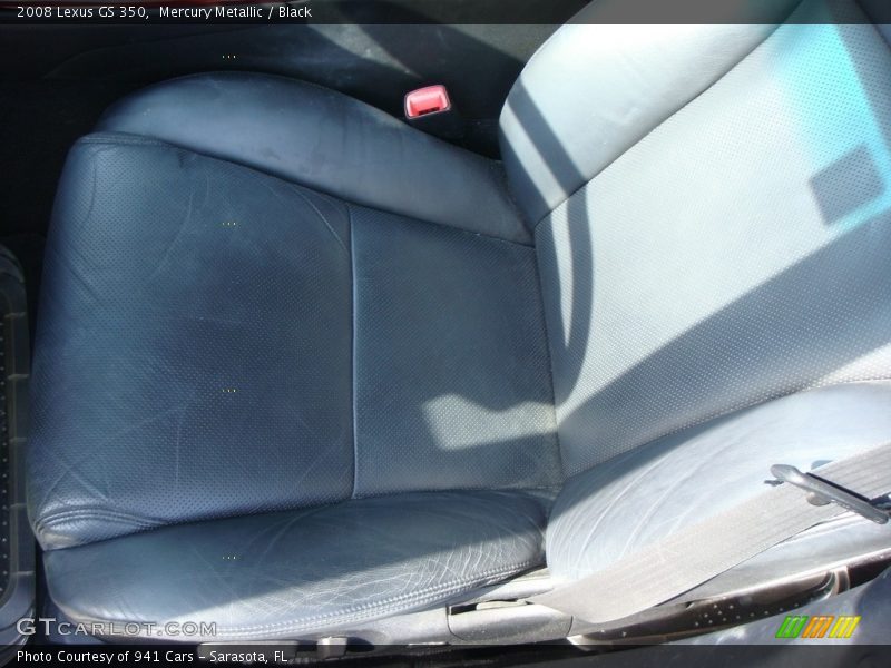 Mercury Metallic / Black 2008 Lexus GS 350