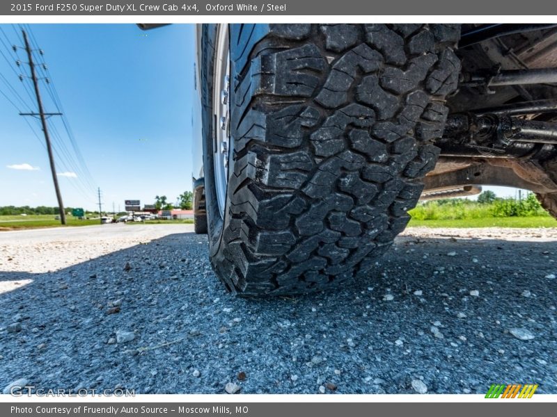 Oxford White / Steel 2015 Ford F250 Super Duty XL Crew Cab 4x4
