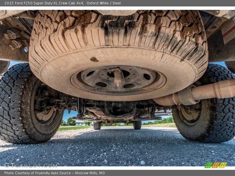 Oxford White / Steel 2015 Ford F250 Super Duty XL Crew Cab 4x4