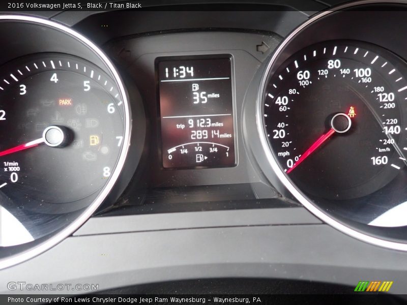  2016 Jetta S S Gauges