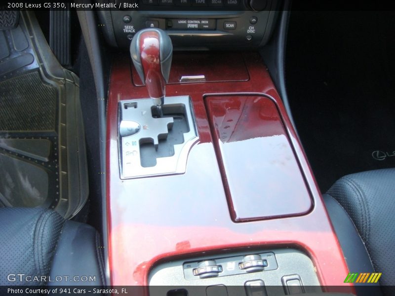Mercury Metallic / Black 2008 Lexus GS 350