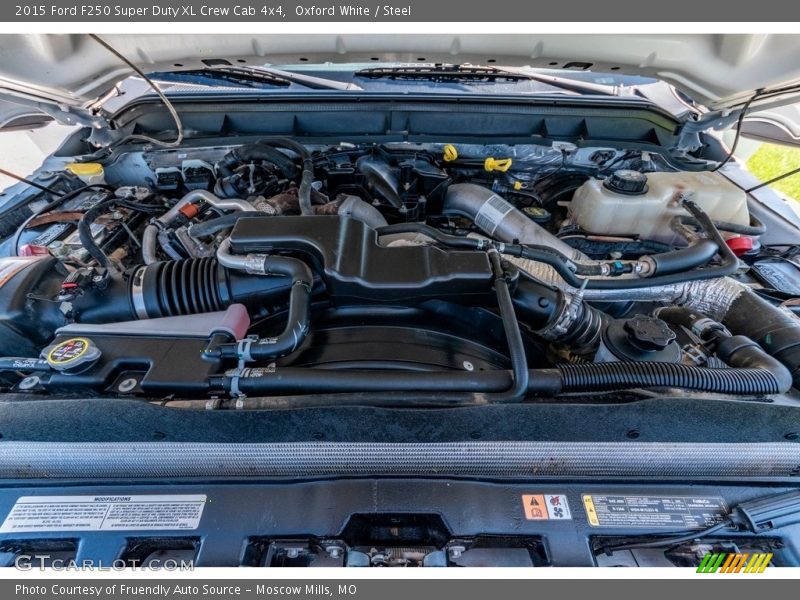 Oxford White / Steel 2015 Ford F250 Super Duty XL Crew Cab 4x4