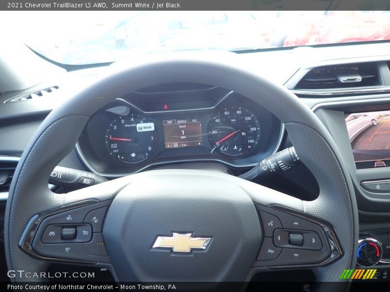 Summit White / Jet Black 2021 Chevrolet TrailBlazer LS AWD
