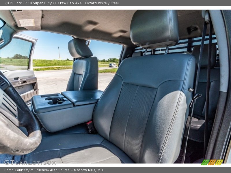 Oxford White / Steel 2015 Ford F250 Super Duty XL Crew Cab 4x4