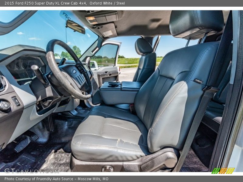 Oxford White / Steel 2015 Ford F250 Super Duty XL Crew Cab 4x4