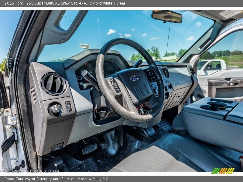 Oxford White / Steel 2015 Ford F250 Super Duty XL Crew Cab 4x4