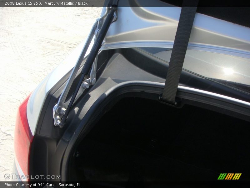 Mercury Metallic / Black 2008 Lexus GS 350