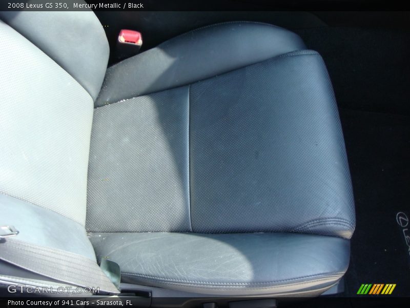 Mercury Metallic / Black 2008 Lexus GS 350