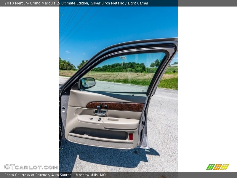 Silver Birch Metallic / Light Camel 2010 Mercury Grand Marquis LS Ultimate Edition