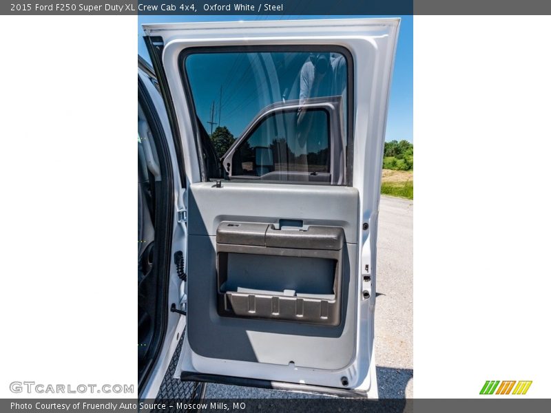 Oxford White / Steel 2015 Ford F250 Super Duty XL Crew Cab 4x4