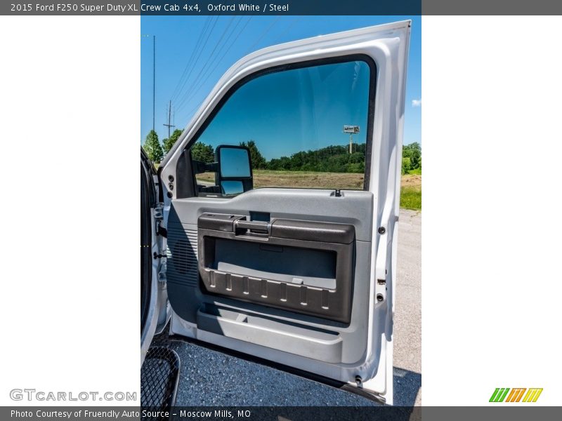 Oxford White / Steel 2015 Ford F250 Super Duty XL Crew Cab 4x4
