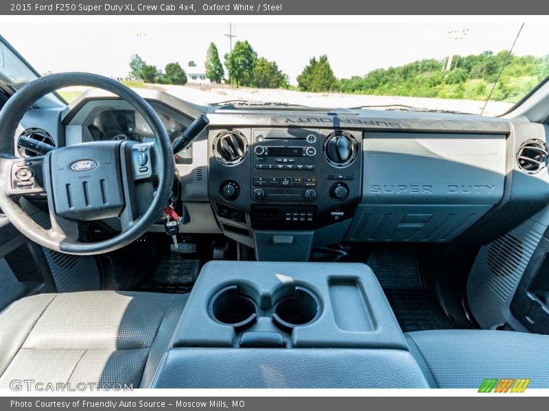 Oxford White / Steel 2015 Ford F250 Super Duty XL Crew Cab 4x4