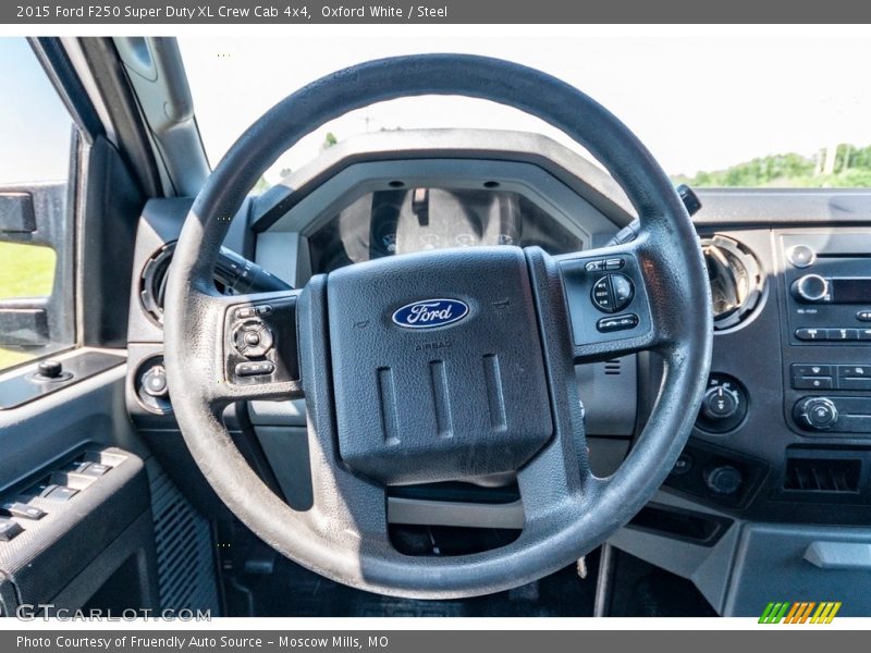 Oxford White / Steel 2015 Ford F250 Super Duty XL Crew Cab 4x4
