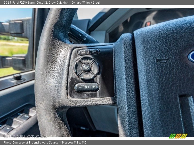 Oxford White / Steel 2015 Ford F250 Super Duty XL Crew Cab 4x4