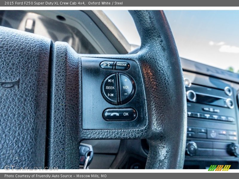 Oxford White / Steel 2015 Ford F250 Super Duty XL Crew Cab 4x4