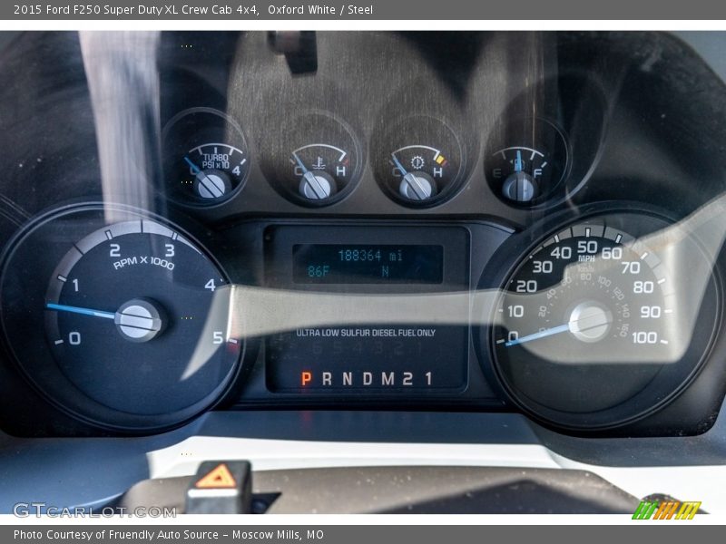 Oxford White / Steel 2015 Ford F250 Super Duty XL Crew Cab 4x4