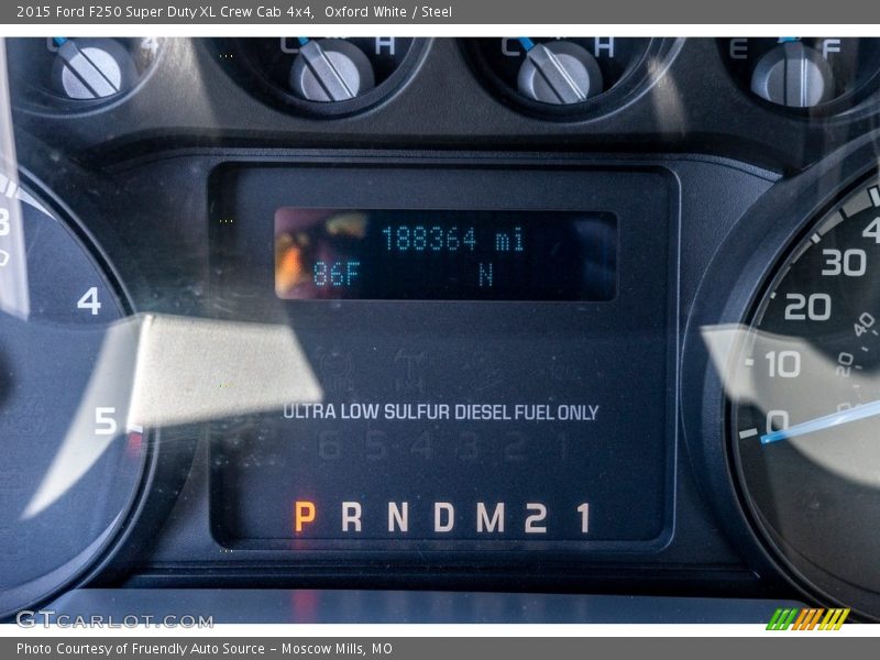 Oxford White / Steel 2015 Ford F250 Super Duty XL Crew Cab 4x4